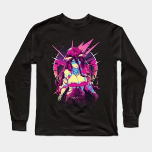 Undead Unleashed Dive into Overlords World with Our Designs Long Sleeve T-Shirt